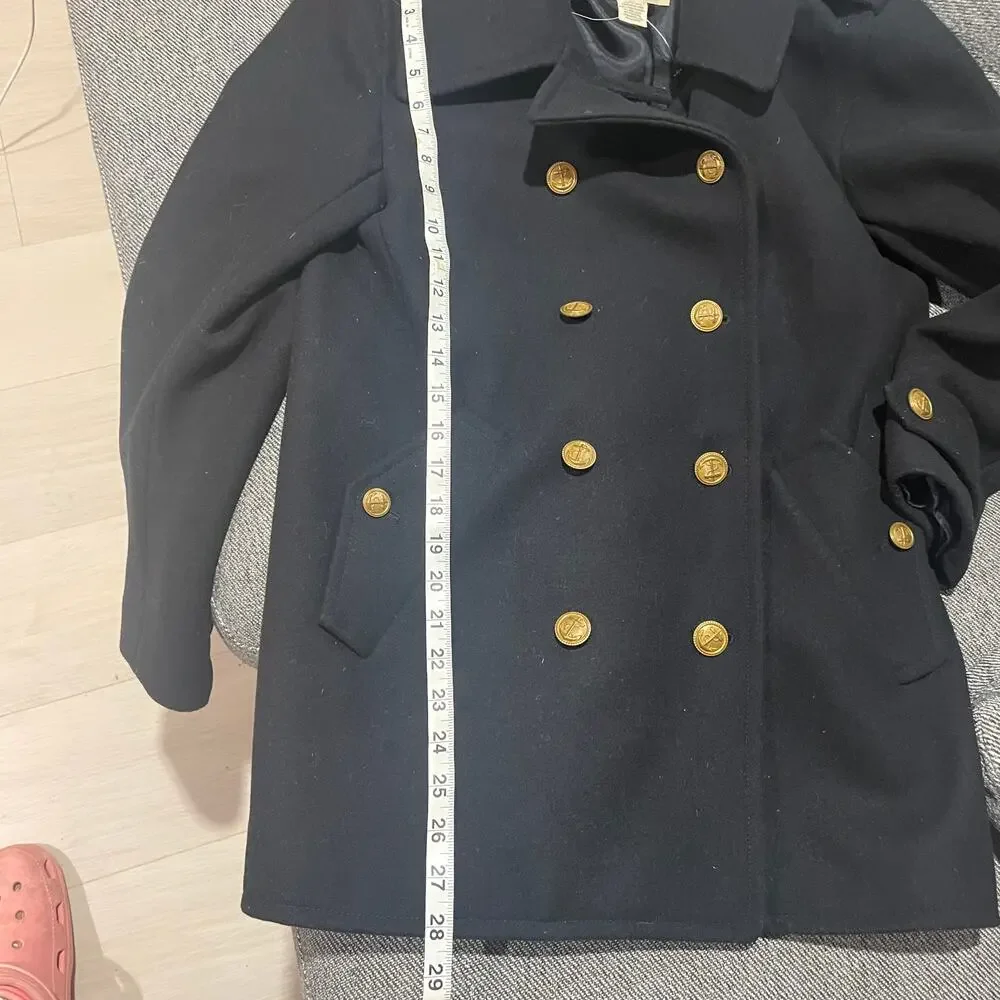 Ralph Lauren wool peacoat with gold buttons - Picture 9 of 9